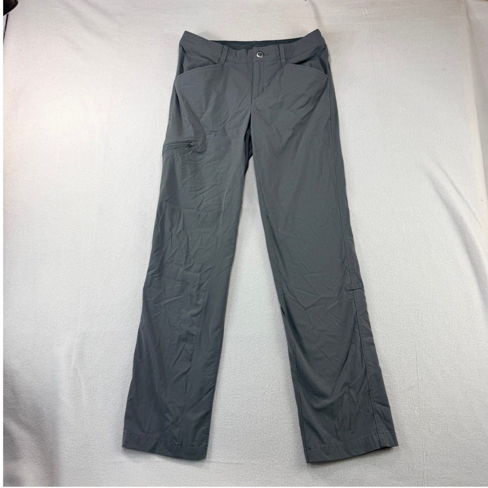 Patagonia Quandary Hiking Pants Womens 4 Forge Grey Straight Leg 55416 FA18